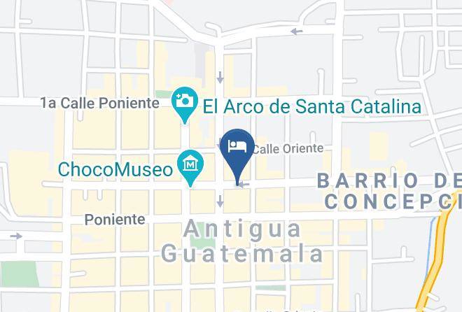 Antigua Guatemala - Posada Del Hermano Pedro Maps