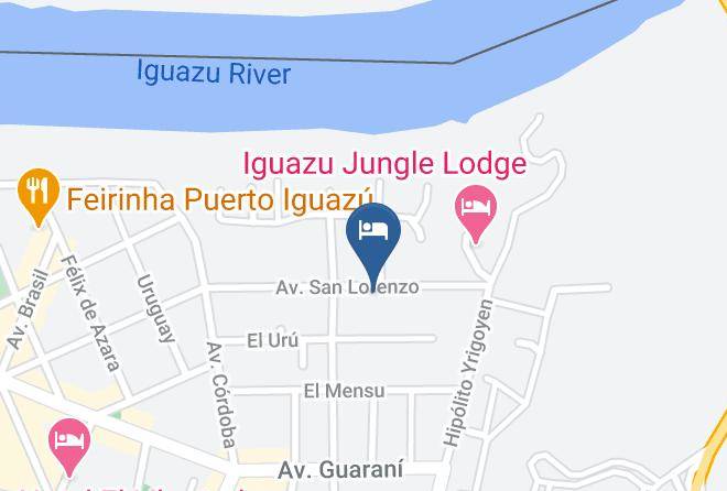 Puerto Esperanza - Posada Iguazu Royal Maps
