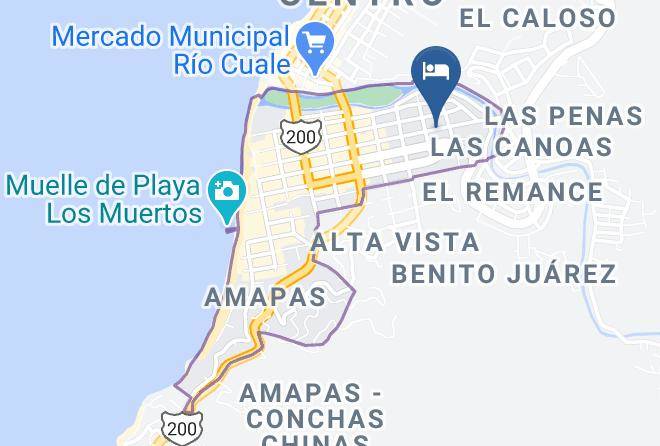Puerto Vallarta - Posada Iris Hotel Maps