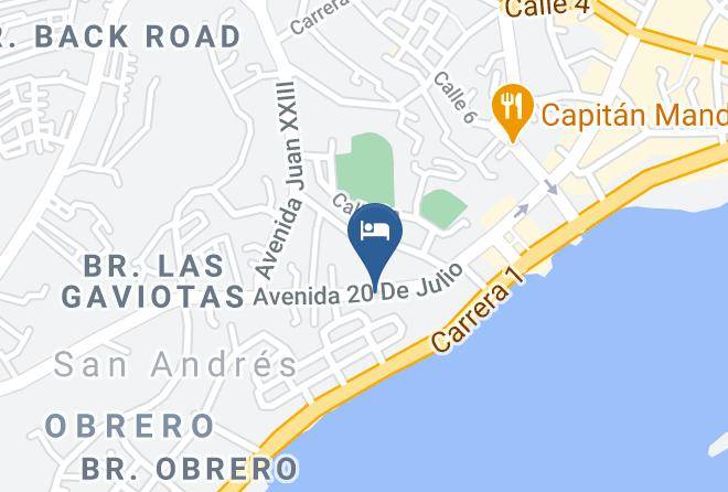 San Andres - Posada J&j Forbes 2 Maps