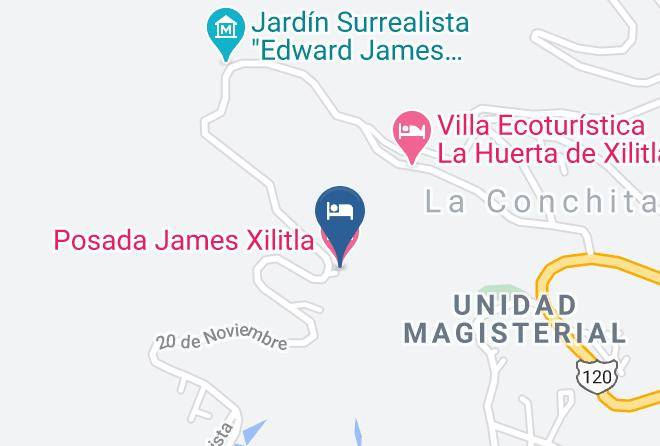 Xilitla - Posada James Xilitla Maps