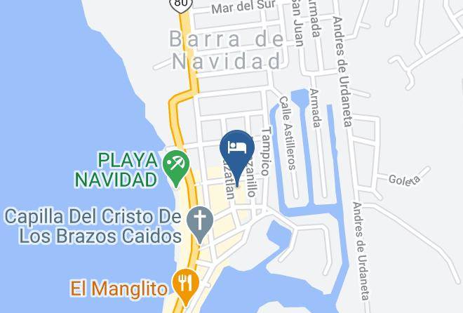 Cihuatlan - Posada Kukulcan Maps