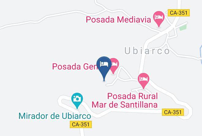 Santillana - Posada La Canal Maps