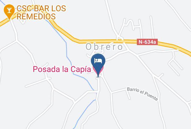 Puente Viesgo - Posada La Capia Maps