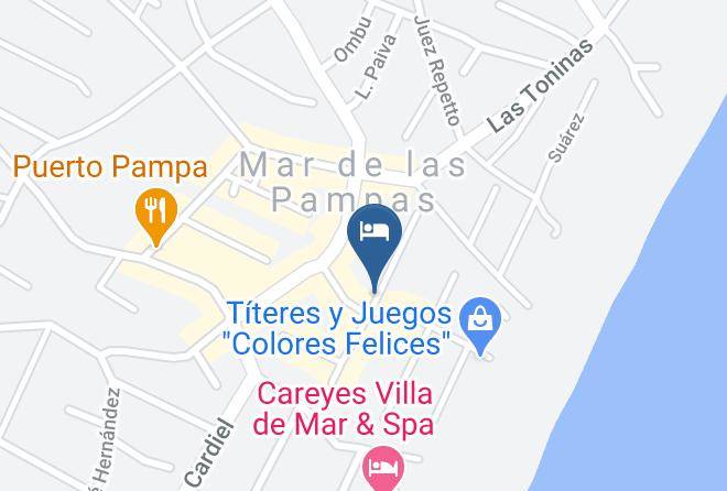 Villa Gesell - Posada La Casona Maps