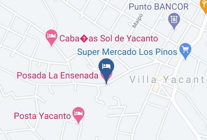 Calamuchita Department - Posada La Ensenada Maps