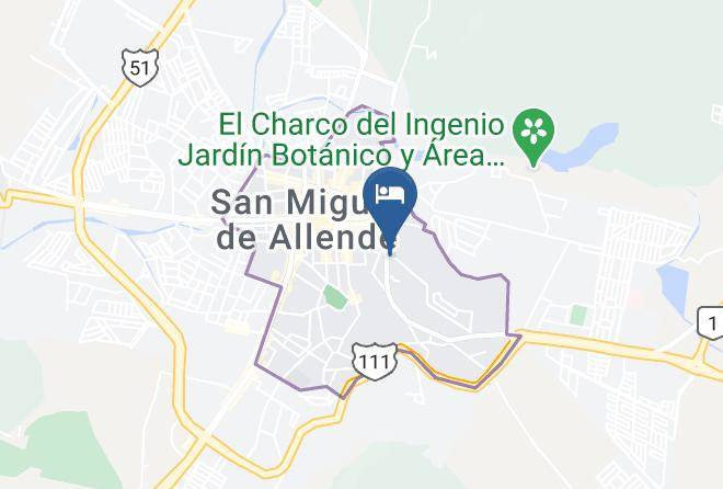 San Miguel De Allende - Posada La Ermita Maps