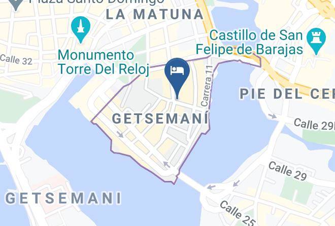 Cartagena De Indias - Posada La Fe Maps