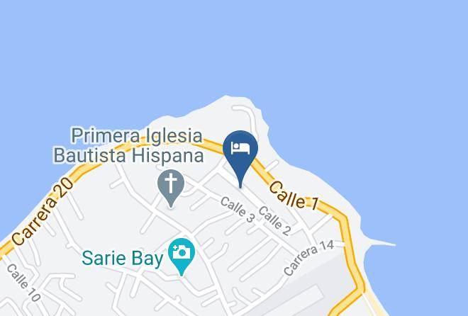San Andres - Posada La Martilda Maps