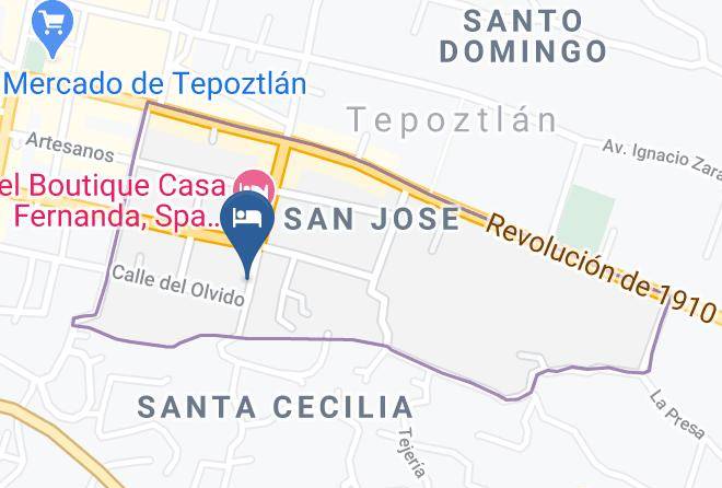 Tepoztlan - Posada La Natividad Maps