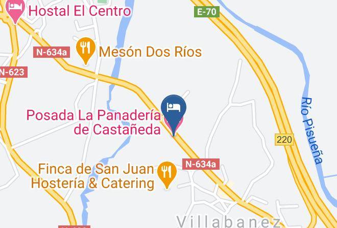 Castaneda Castaneda - Posada La Panaderia De Castaneda Maps