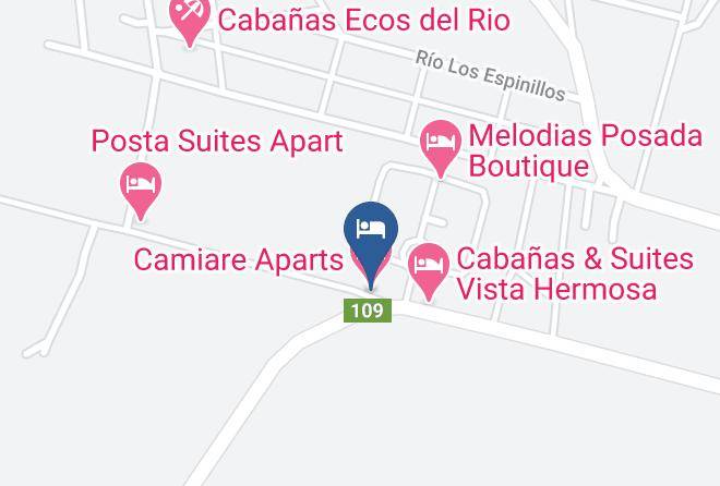 Calamuchita Department - Posada La Ruka Maps
