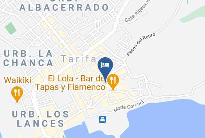 Cadiz - Posada La Sacristia Maps