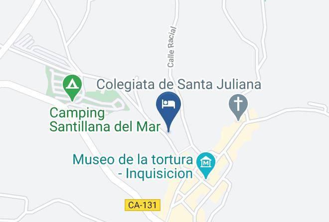 Santillana - Posada La Solana Maps