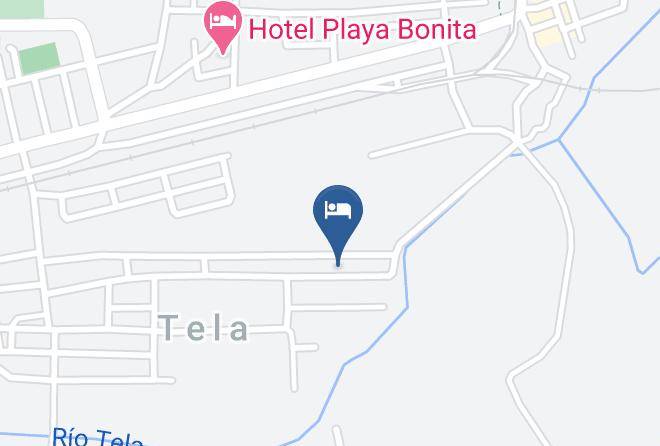 Tela - Hotel Boutique Posada Las Iguanas Maps