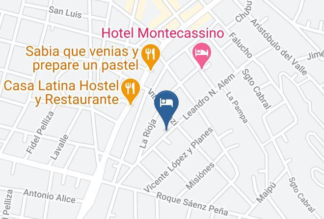 Punilla Department - Hotel Posada Las Marias Maps