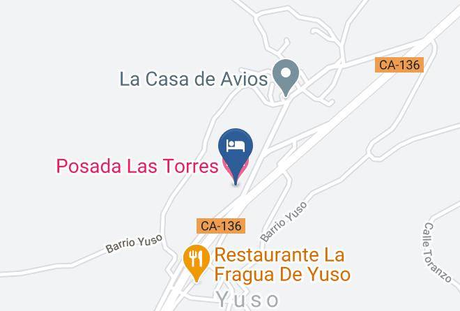 Suances Las Llamas - Posada Las Torres Maps