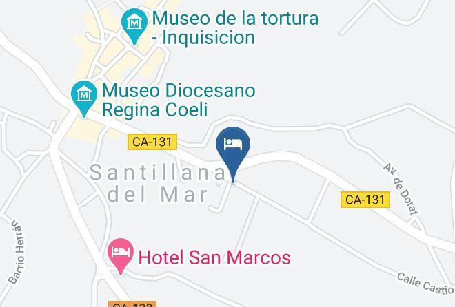 Santillana - Posada Le Dorat Maps