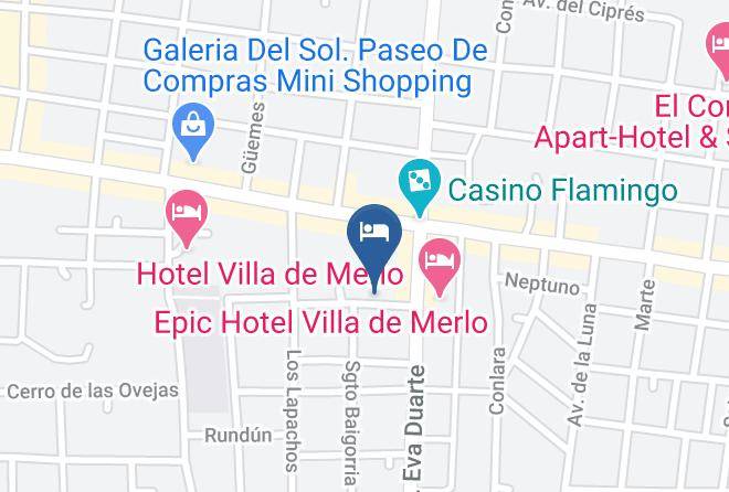 Santa Rosa Dellara - Posada Los Alamos Maps
