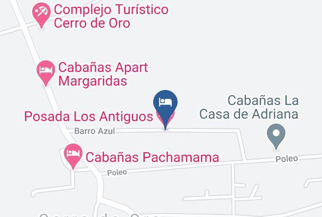 Santa Rosa Dellara - Posada Los Antiguos Maps