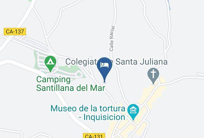 Santillana - Posada Los Calderones Maps