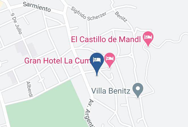 Punilla Department - Posada Los Cedros Maps