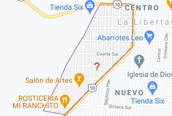 La Libertad - Posada Los Delfines Maps