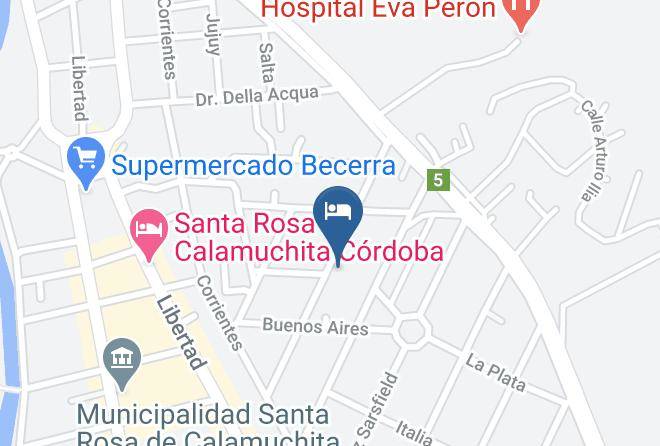Calamuchita Department - Posada Los Ferreyra Maps