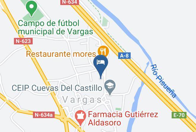 Puente Viesgo - Posada Los Lienzos Maps
