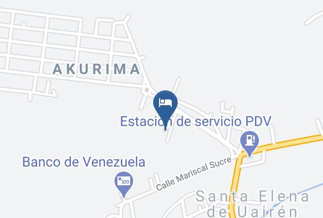 Santa Elena De Uairen - Posada Los Pinos Maps