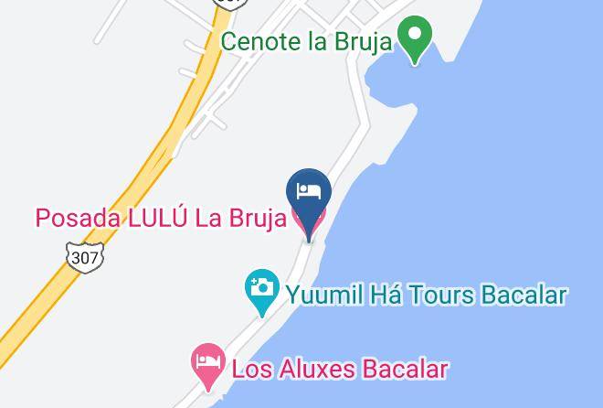 Bacalar - Posada Lulu La Bruja Maps