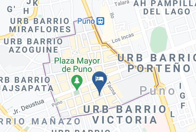 Puno - Posada Luna Azul Maps