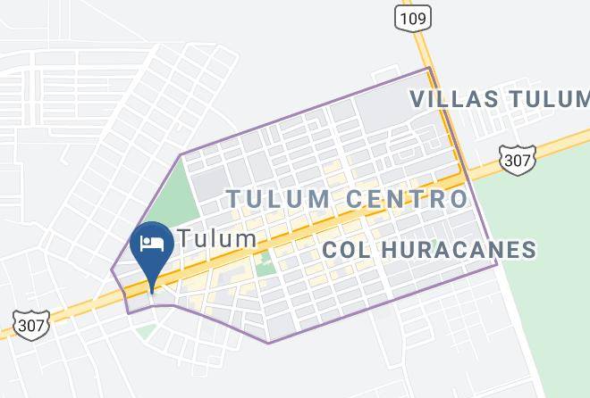 Tulum - Posada Luna Del Sur Maps