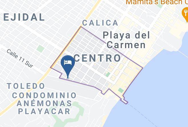 Solidaridad - Posada Luz Del Carmen Maps