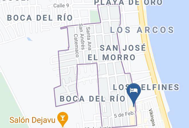 Boca Del Rio - Posada Malu Maps