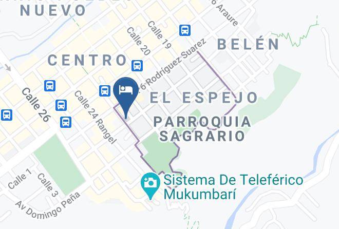 Libertador - Posada Mama Tila Maps