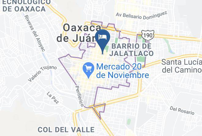 Oaxaca De Juarez - Posada Margarita Maps