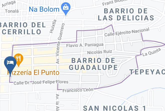 San Cristobal De Las Casas - Posada Mexico Maps