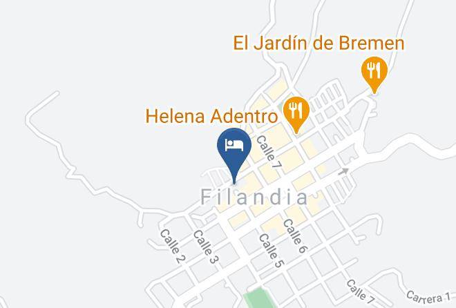 Filandia - Posada Mirador Terrazas Filandia Maps