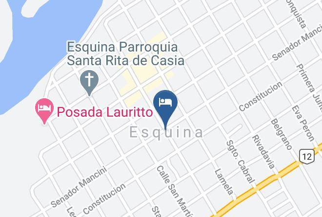 Esquina - Posada Moroti Maps