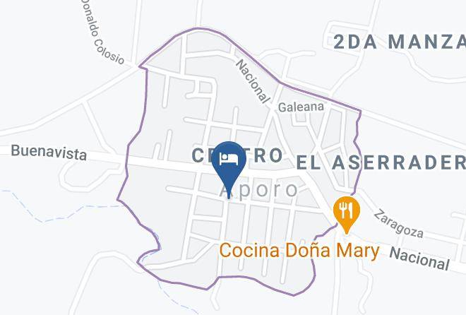 Aporo - Posada Rayita Maps