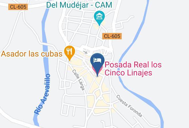 Avila - Posada Real Los Cinco Linajes Maps