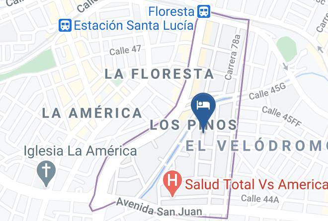 Medellin - Posada Rosita Maps