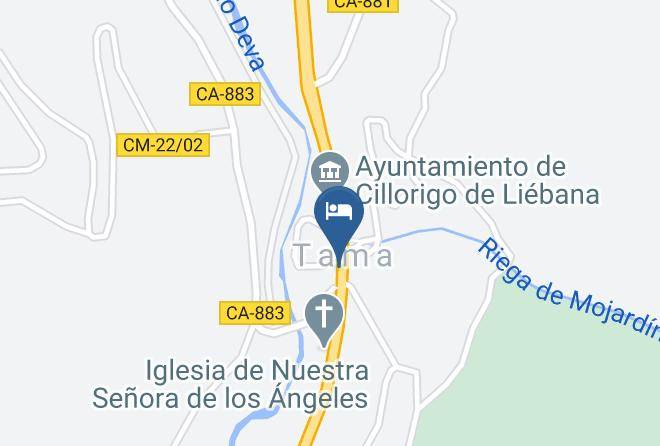 Tama - Posada Rural El Corcal De Liebana Maps