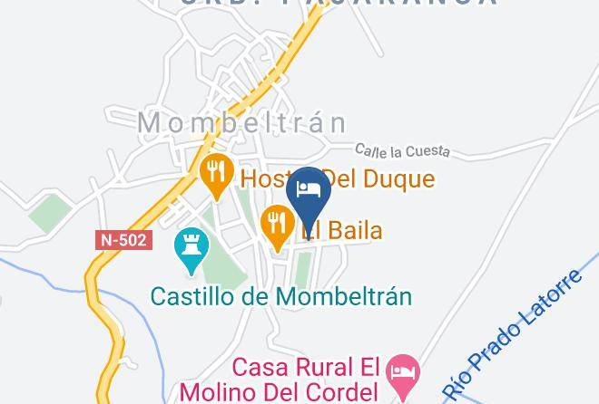 Avila - Posada Rural El Molino S L Maps