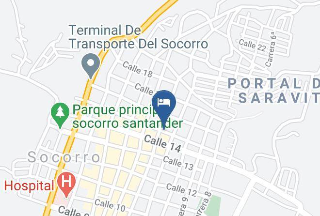 Socorro - Posada San Fernando Maps