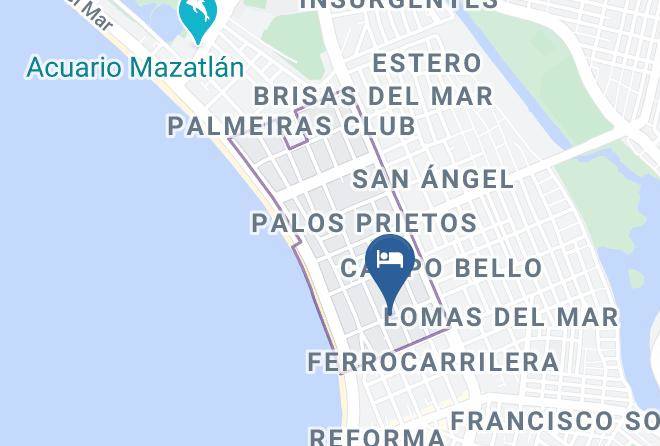Mazatlan - Posada San Martin Maps