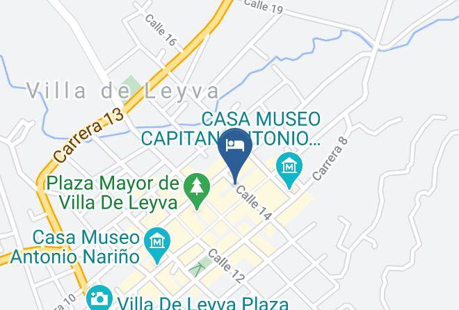 Villa De Leyva - Posada San Martin Maps