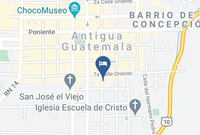 Antigua Guatemala - Hotel Posada San Pedro I Maps