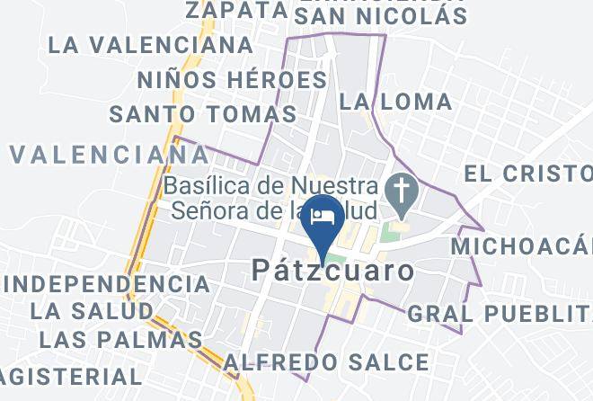 Patzcuaro - Posada San Rafael Maps